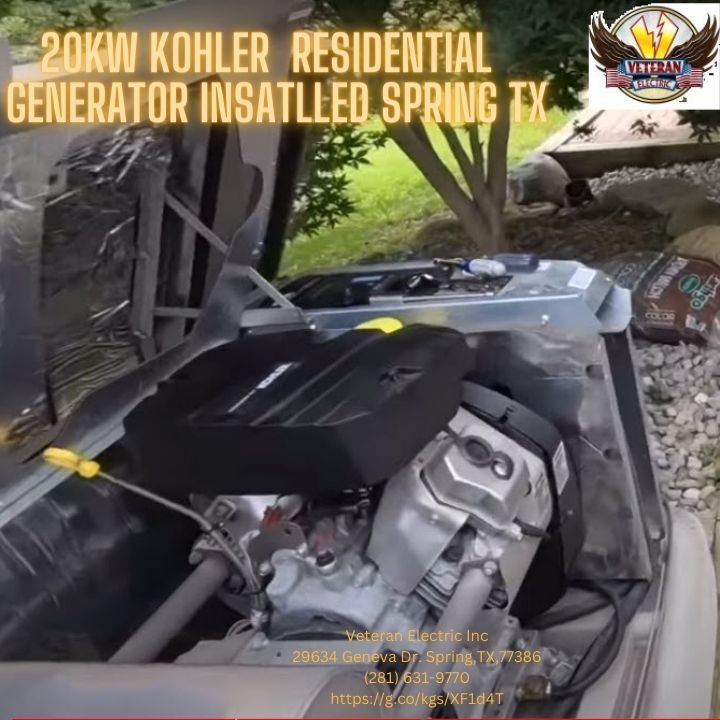 Kohler whole house generator installation