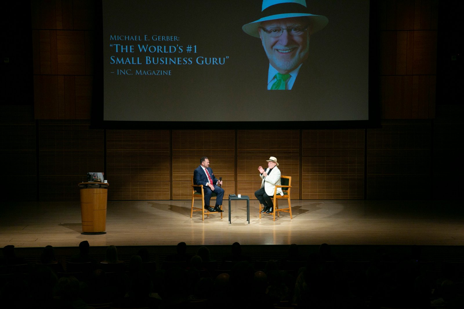 Eric Couch and Michael E. Gerber at Carnegie Hall